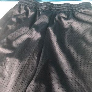 Black basketball shorts